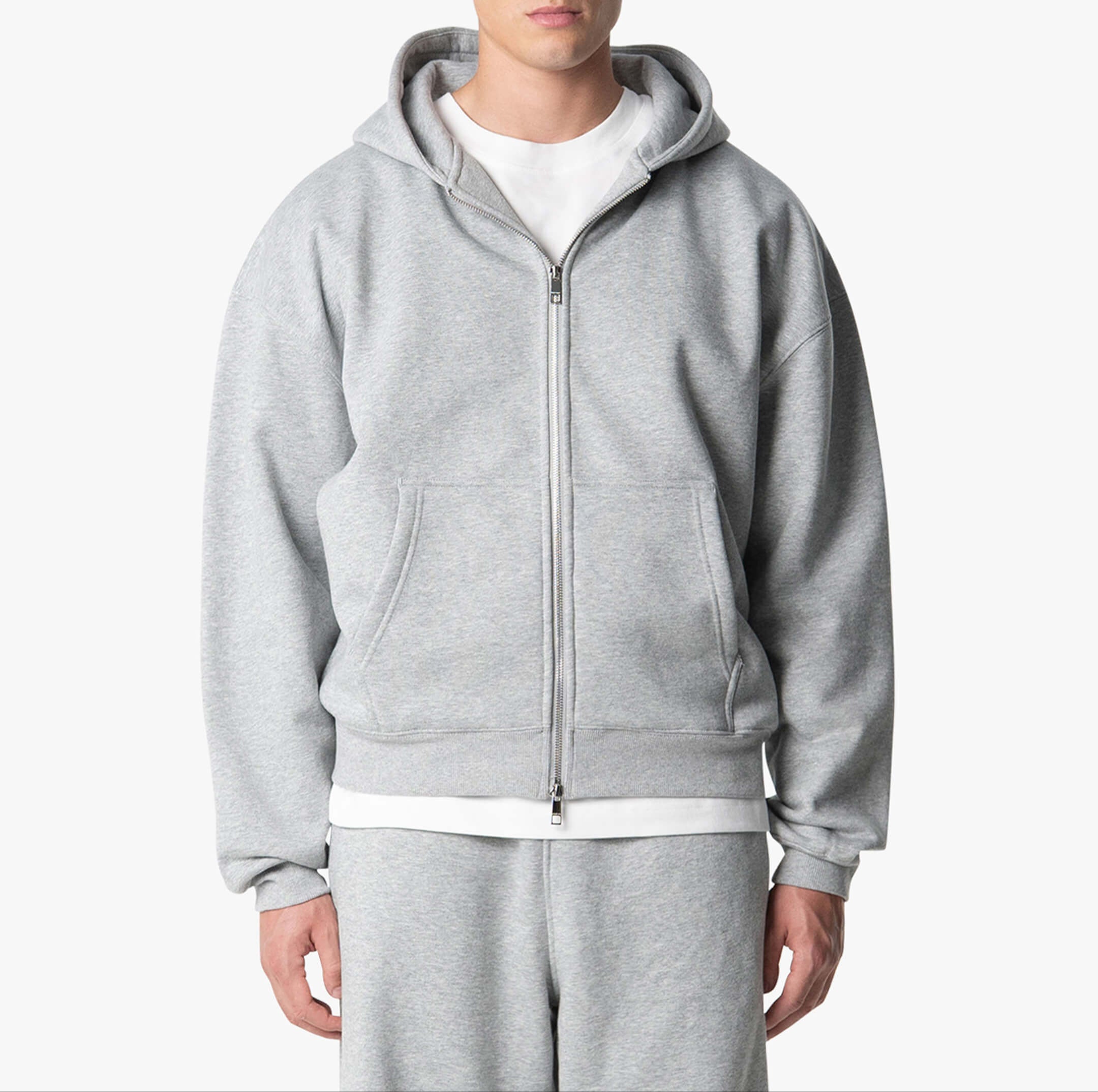 Premium Zip-Up Hoodie for Men – Oversized Fit & Everyday Comfort