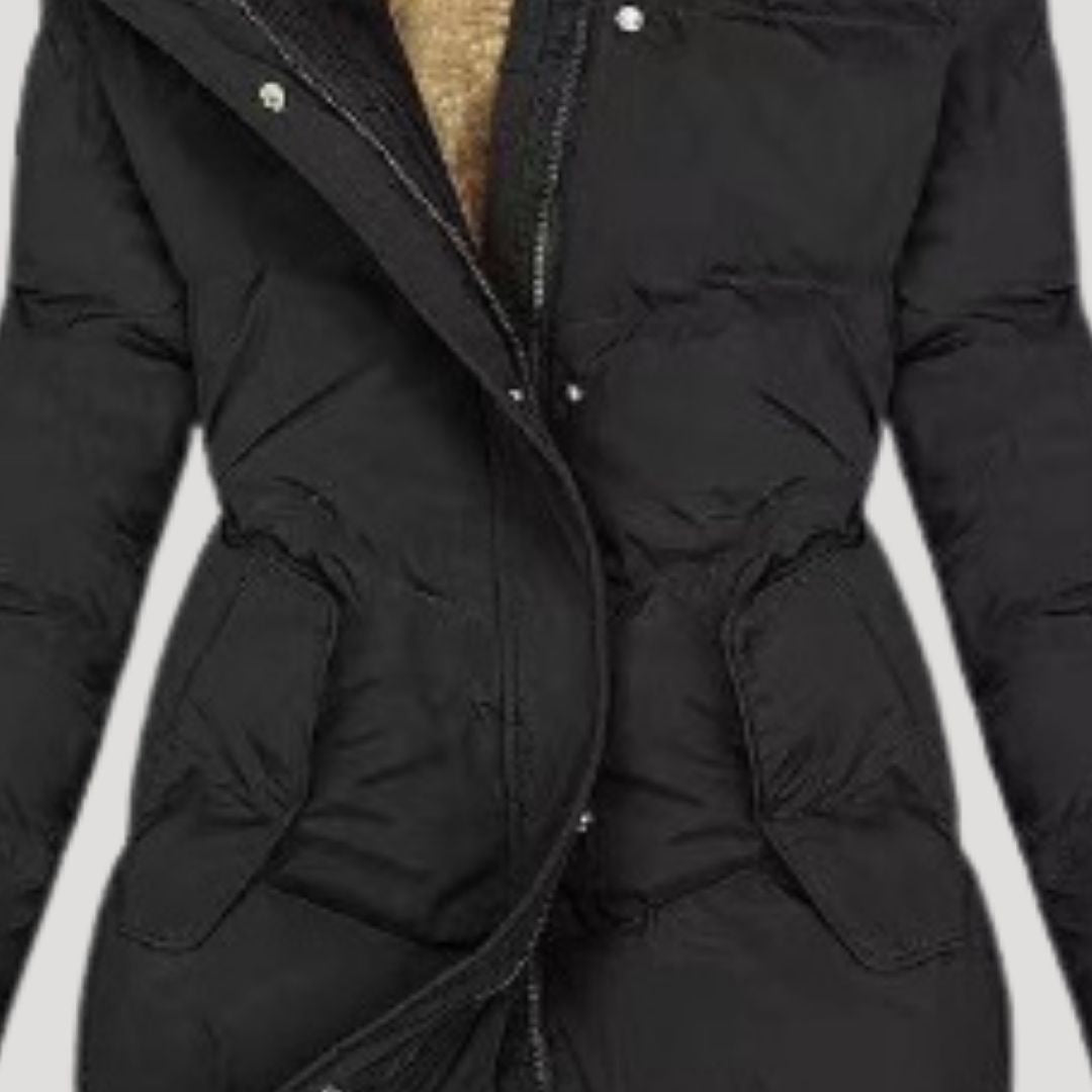 Women’s Long Faux-Fur Lined Winter Parka – Ultra Warm & Stylish