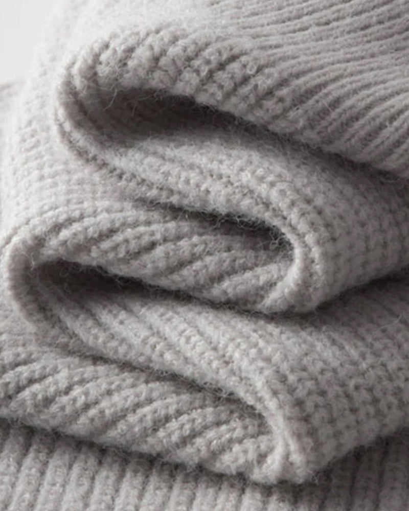 men’s knit sweater, half zip jumper, ribbed knit, cotton blend, casual winter wear