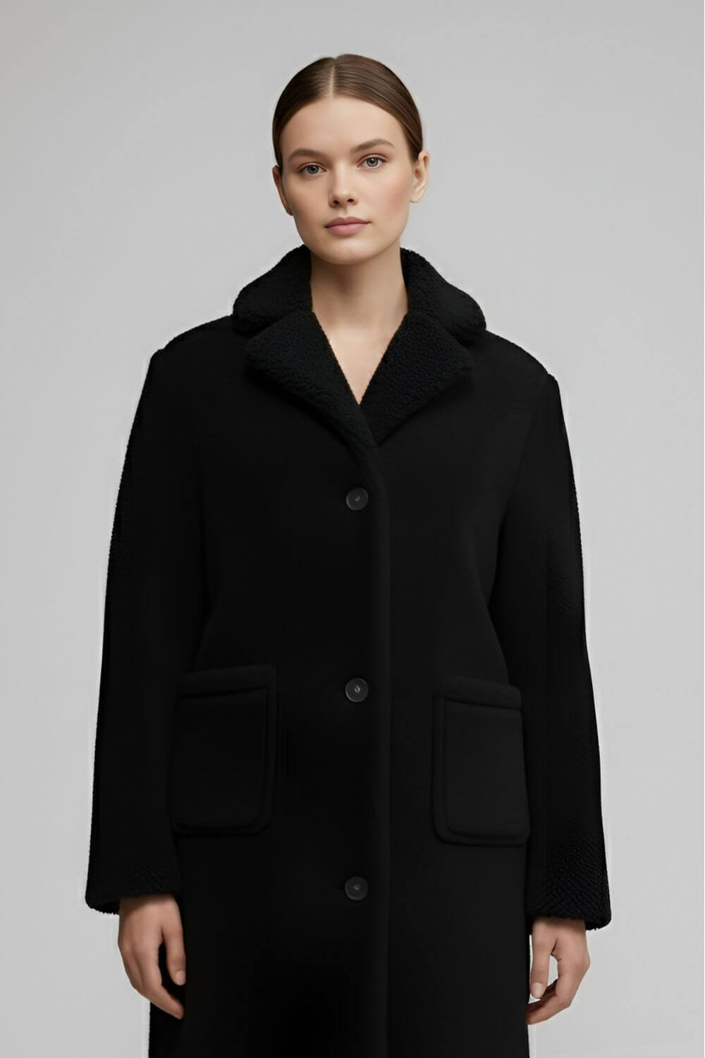 Long Teddy Coat – Ultra-Soft, Warm & Stylish