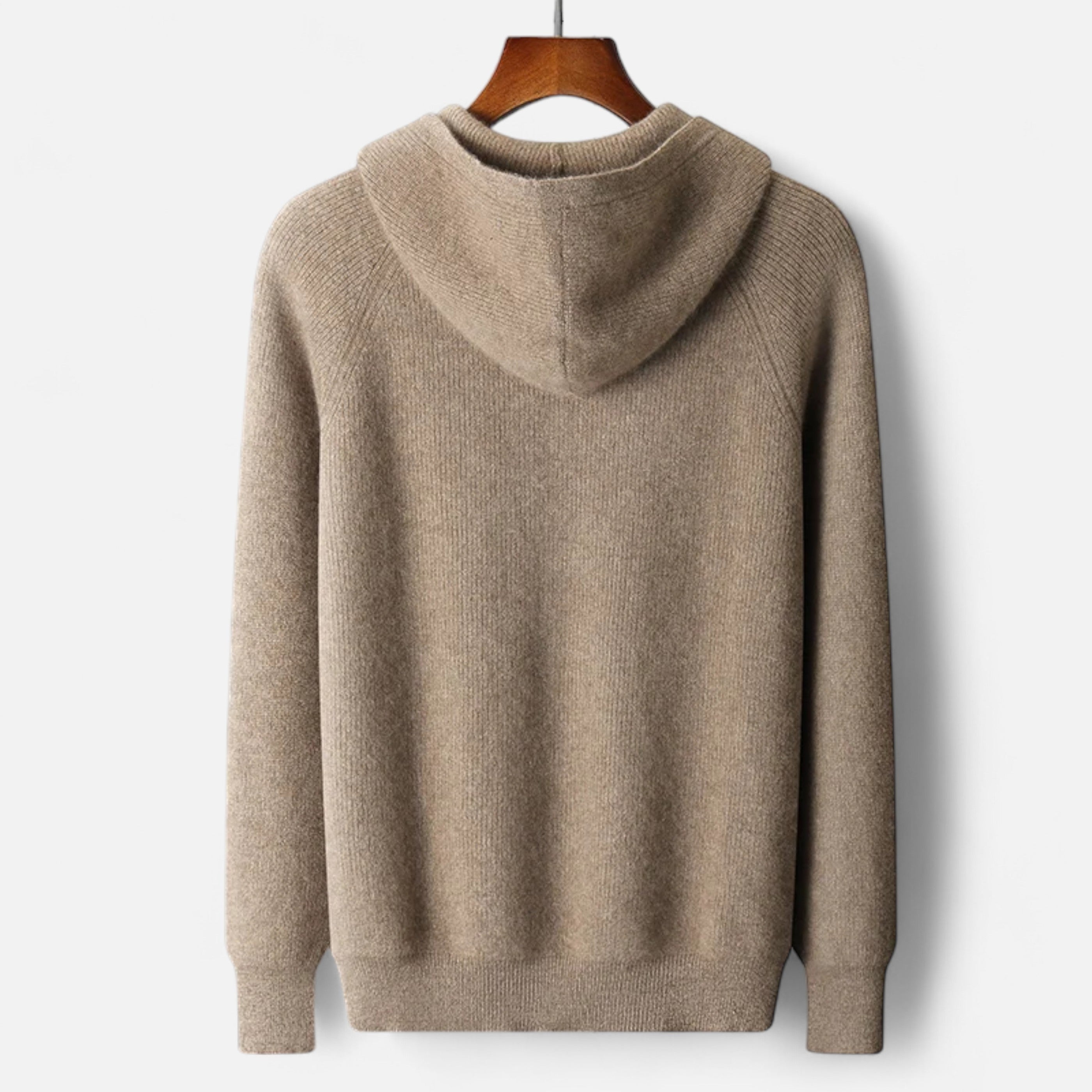 Men’s Premium Knit Zip Hoodie – Soft Comfort & Minimalist Style