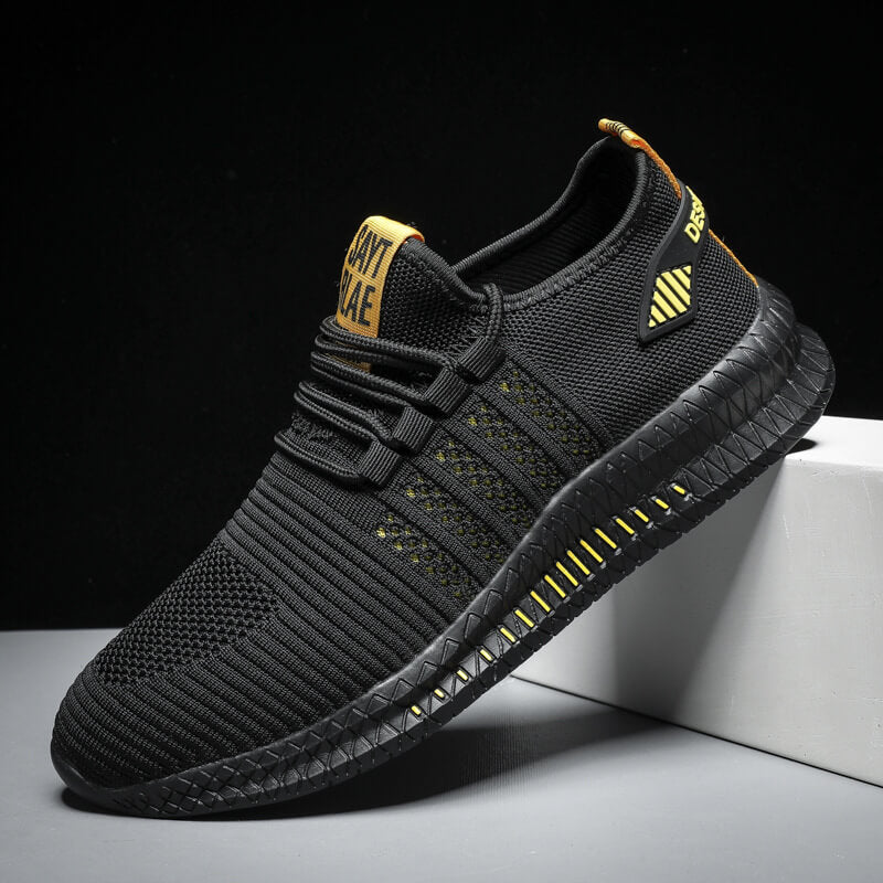 Men’s Lightweight Breathable Trainers – Flexible Fit & Sport Style Comfort