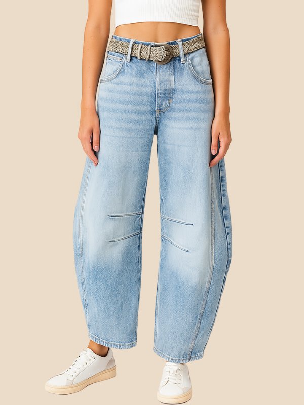 High-Waisted Leopard Print Wide-Leg Pants