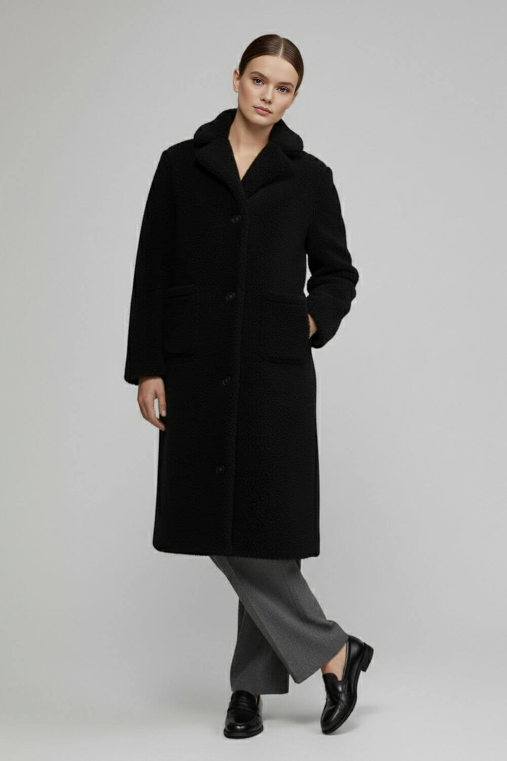 Long Teddy Coat – Ultra-Soft, Warm & Stylish