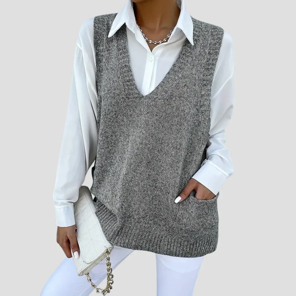 Sybilla | Casual Sleeveless Jumper