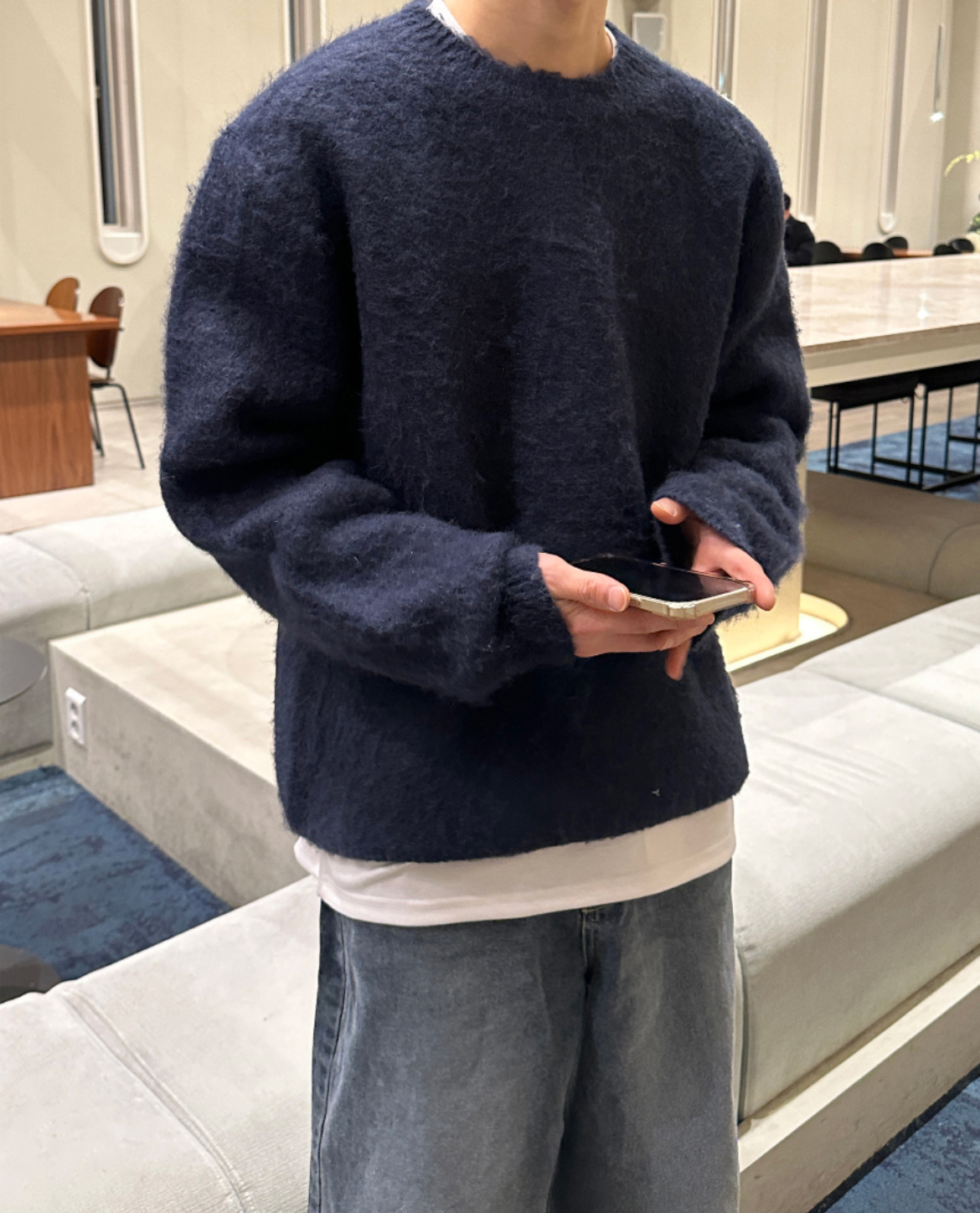 Ultra Soft Fluffy Knit Sweater