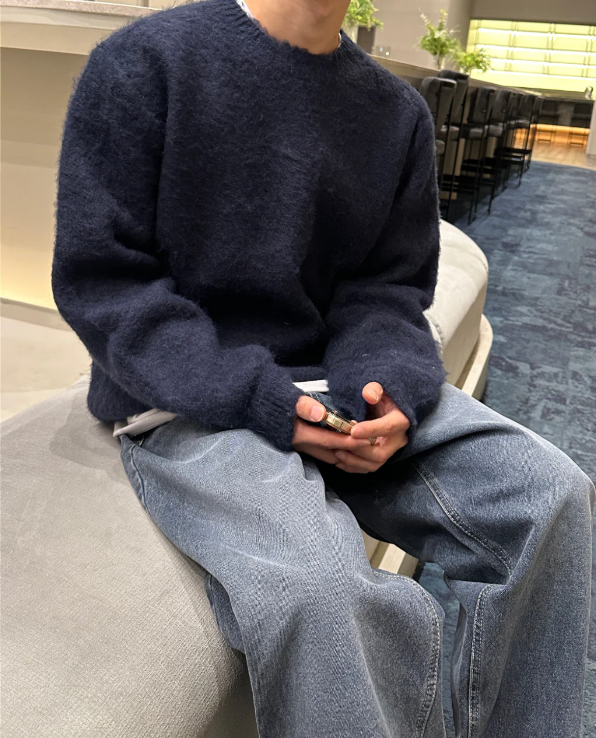 Ultra Soft Fluffy Knit Sweater