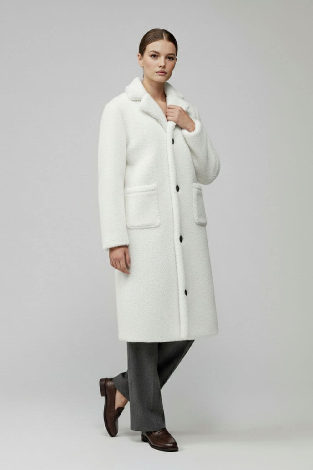Long Teddy Coat – Ultra-Soft, Warm & Stylish