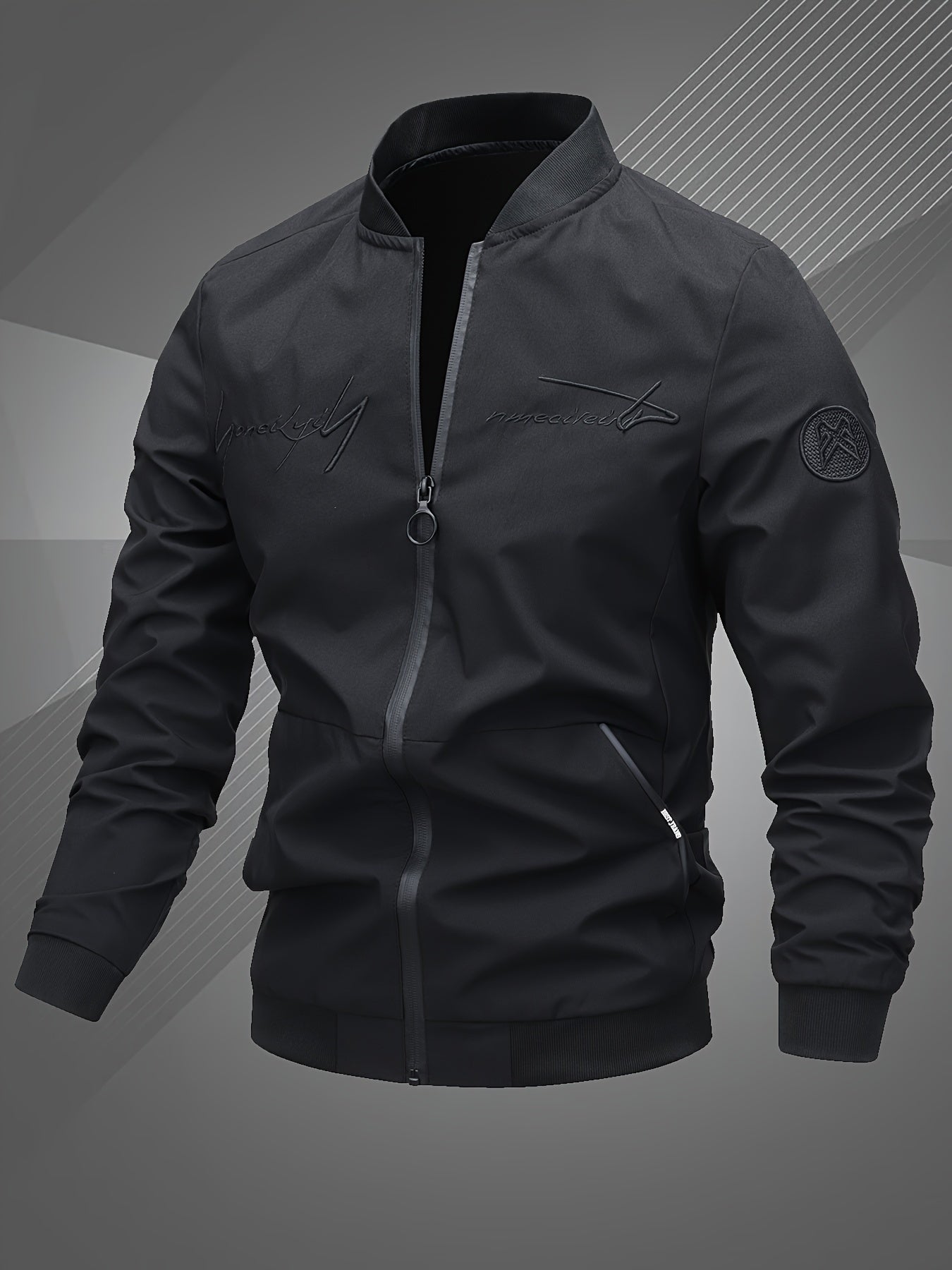 Men’s Signature Street Bomber – Modern Lightweight Jacket