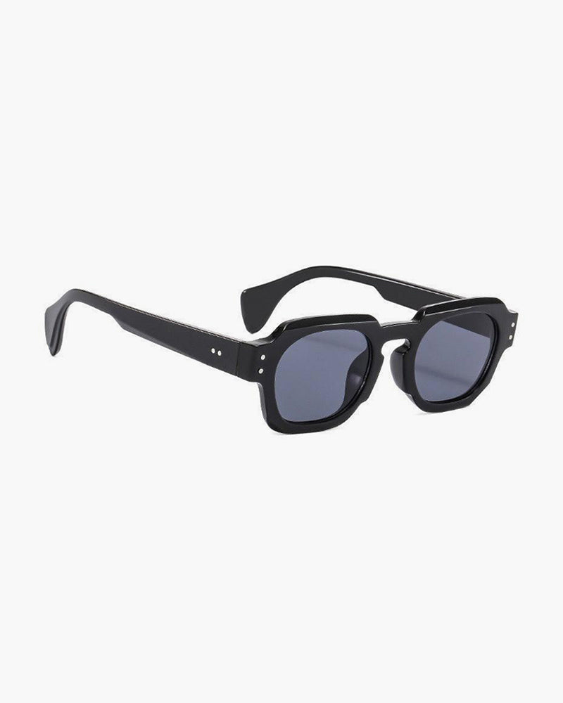 Men’s Square Retro Sunglasses – Bold Vintage Frame with UV400 Lenses