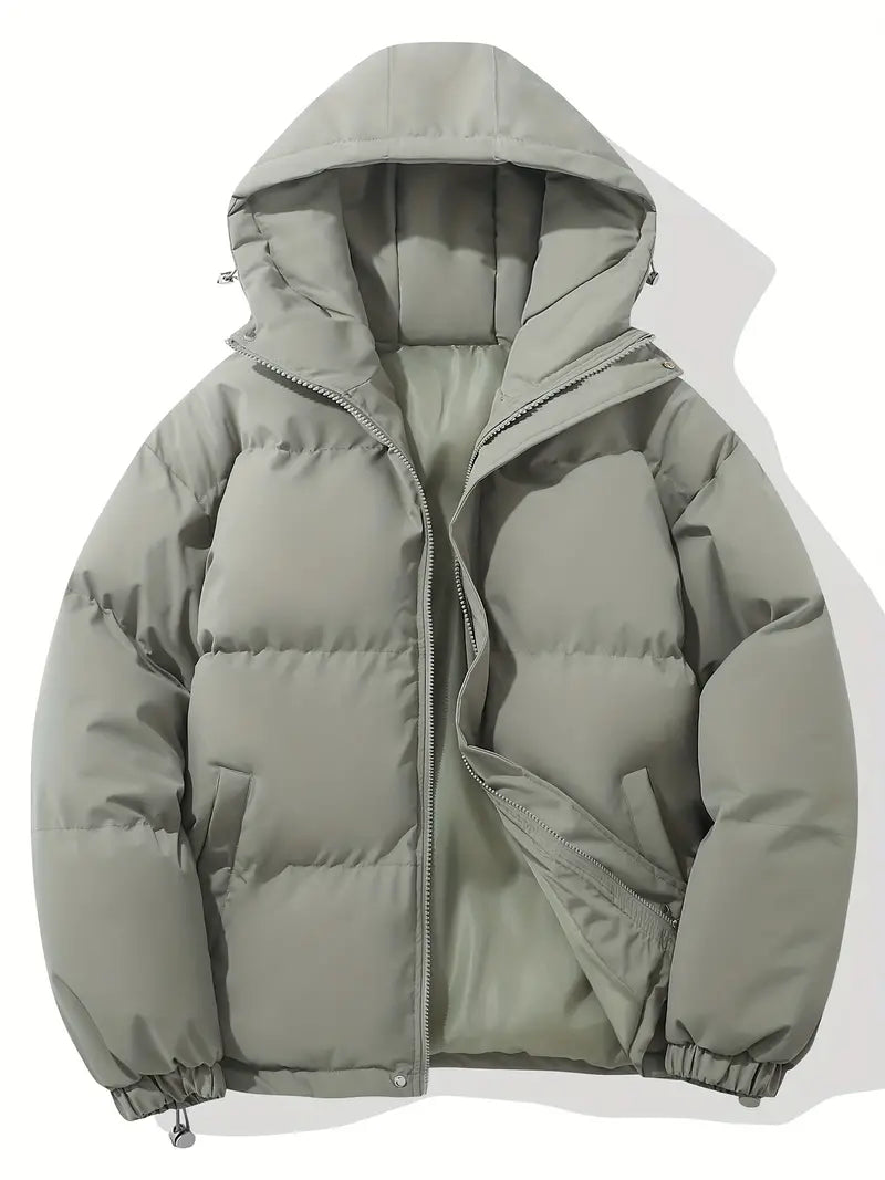 Men’s Essential Puffer Jacket – Classic Warmth, Modern Comfort