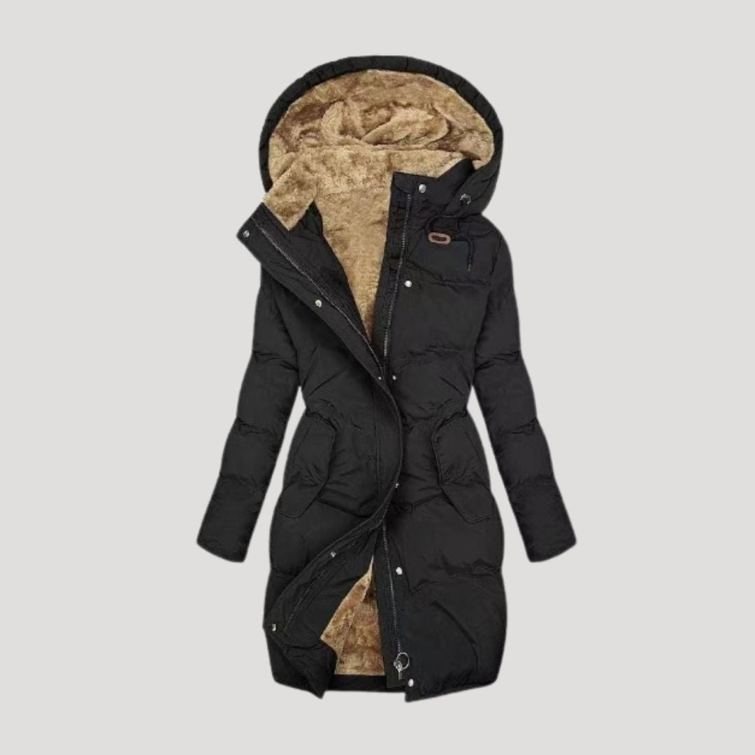 Women’s Long Faux-Fur Lined Winter Parka – Ultra Warm & Stylish