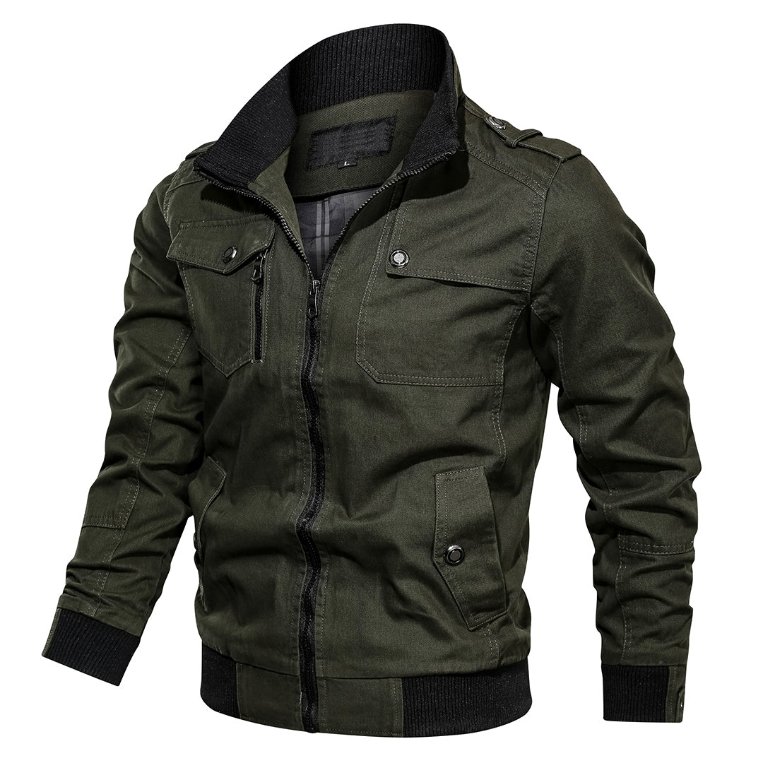 Men’s Military Utility Jacket – Classic Army Style with Modern Edge
