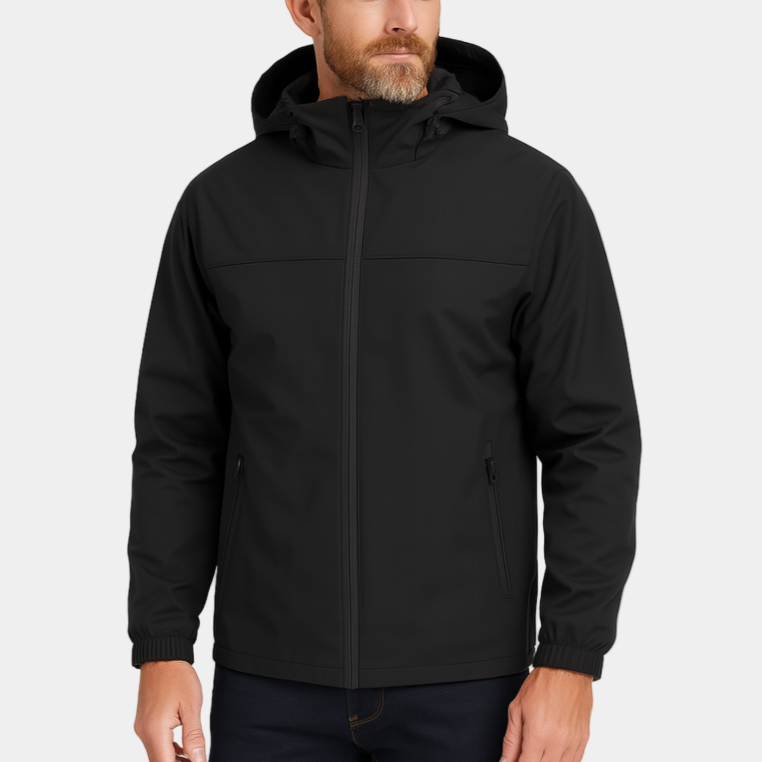Men’s Softshell Hooded Jacket – Water-Resistant, Windproof & Everyday Performance