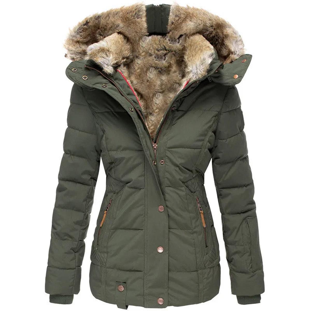 Chic Versatile Winter Jacket With Stylish Embellishments