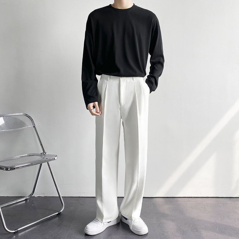 Tailored Smart Trousers – Modern Minimal Fit