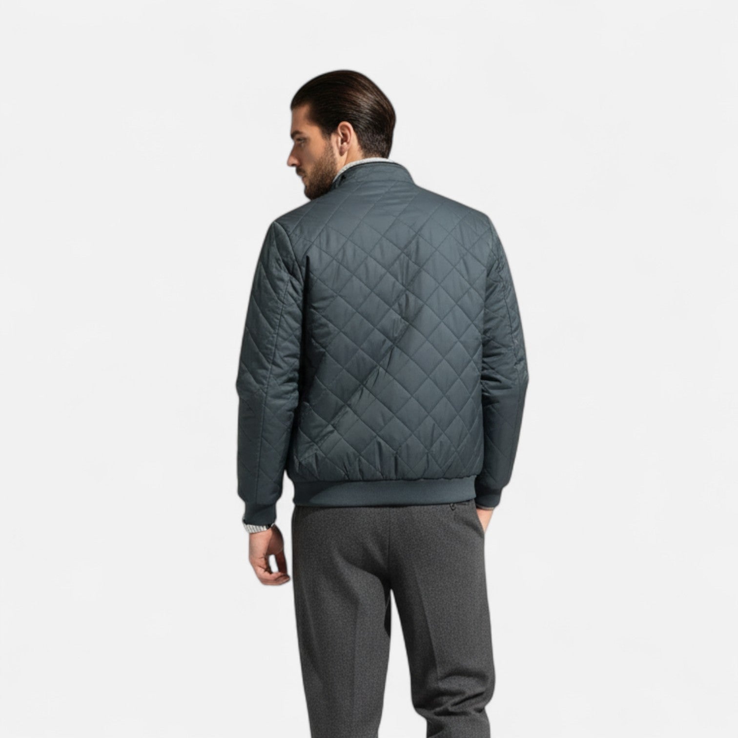 Dorevelle | Men’s Quilted Jacket – Fleece-Lined Elegance