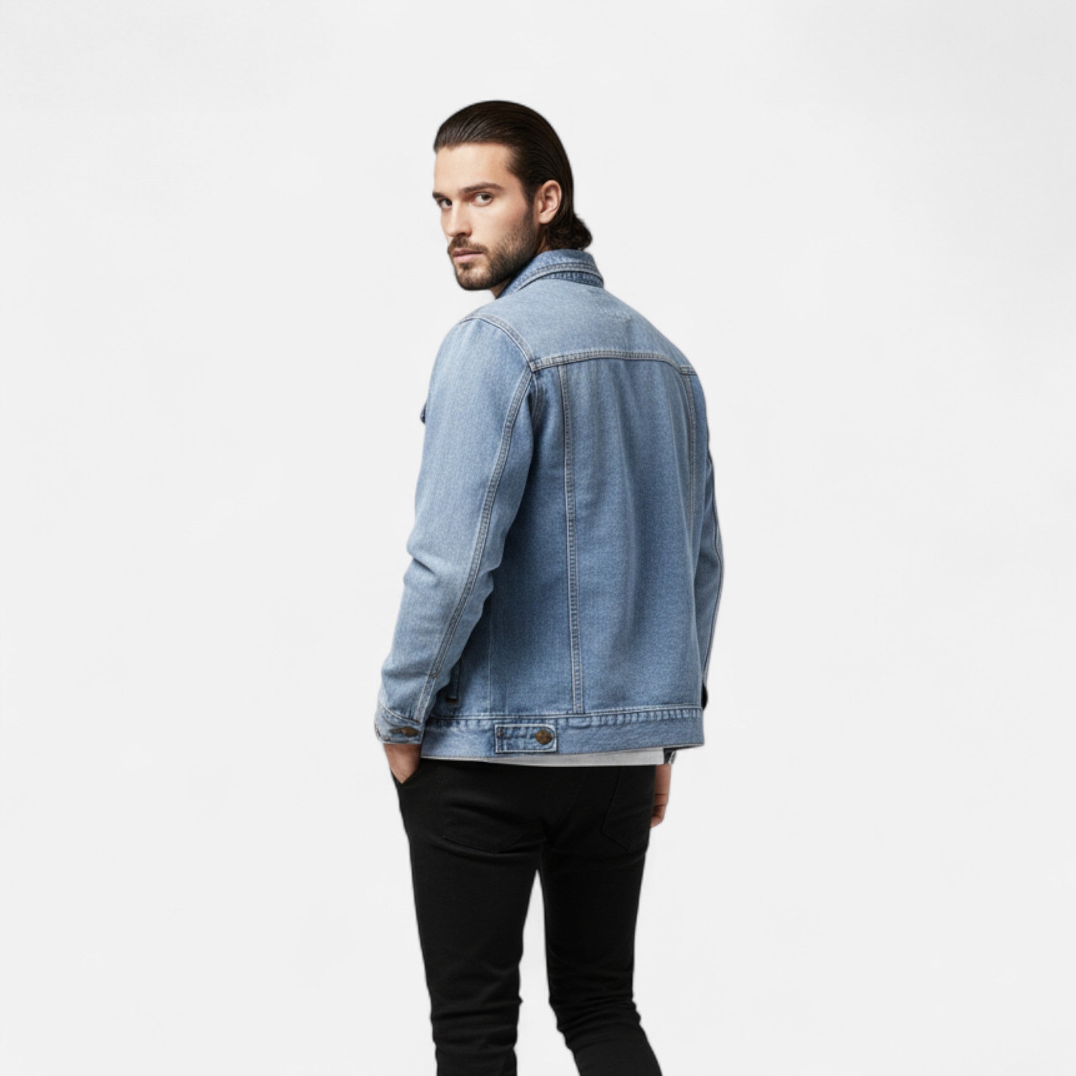 Dorevelle | Men’s Denim Jacket – Vintage Autumn Cotton Style