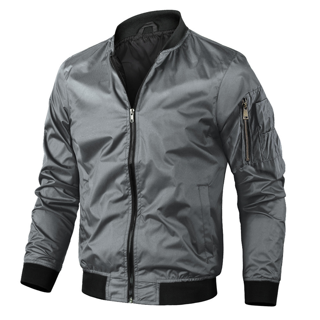 Men’s Essential Bomber Jacket – Lightweight Urban Street Style