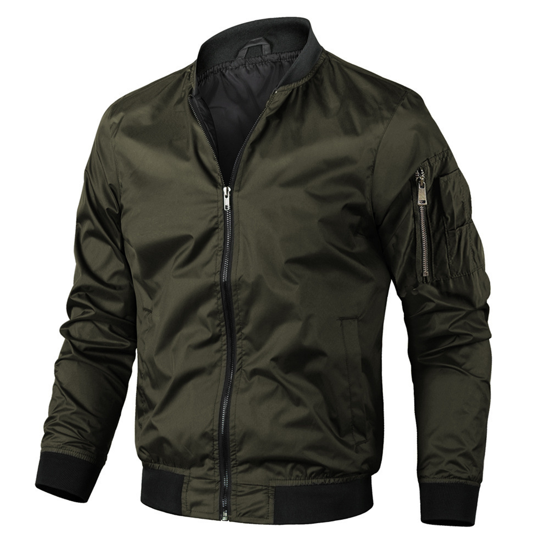 Men’s Essential Bomber Jacket – Lightweight Urban Street Style