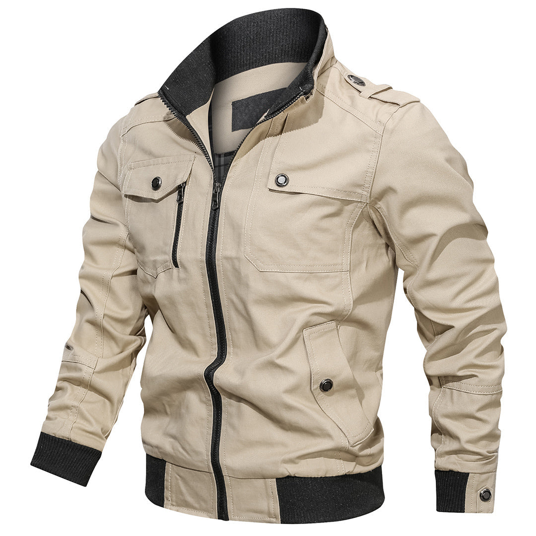 Men’s Military Utility Jacket – Classic Army Style with Modern Edge