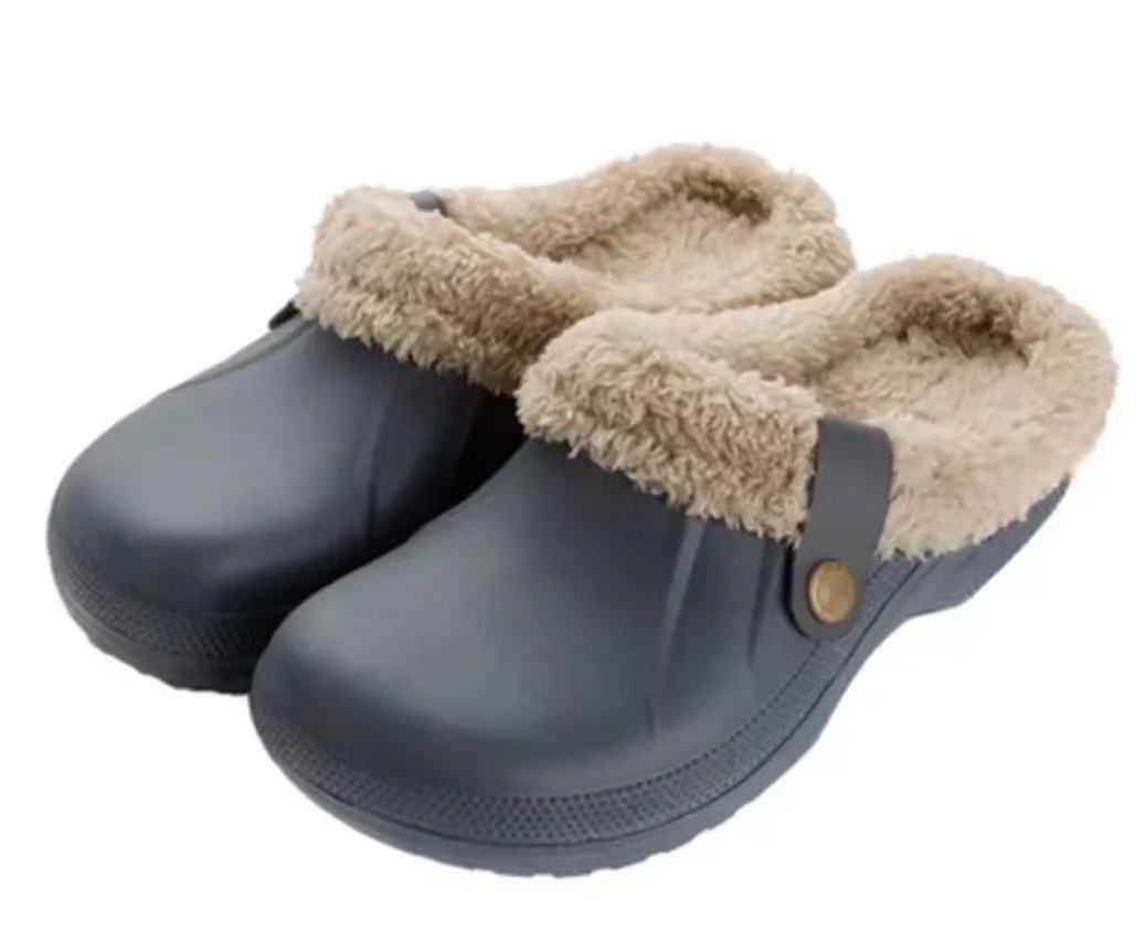 CozyClog Warm Lined Winter Clogs – Lightweight Slip-On Comfort Shoes