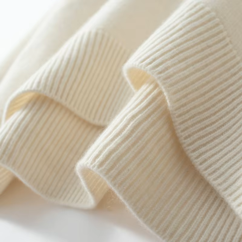 Classic Black Turtleneck Knit Sweater for Women