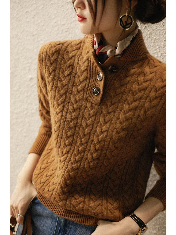 Cashmere Cable Knit Sweater