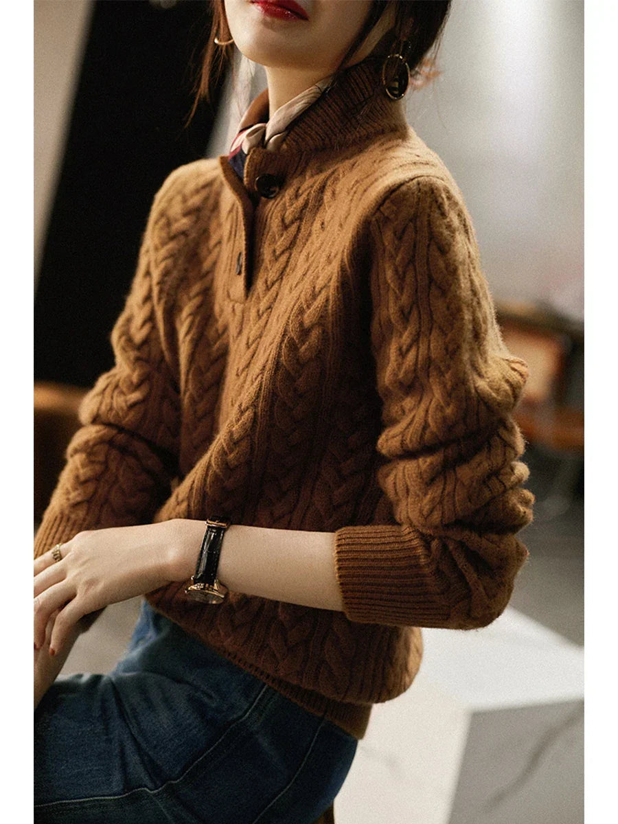 Cashmere Cable Knit Sweater