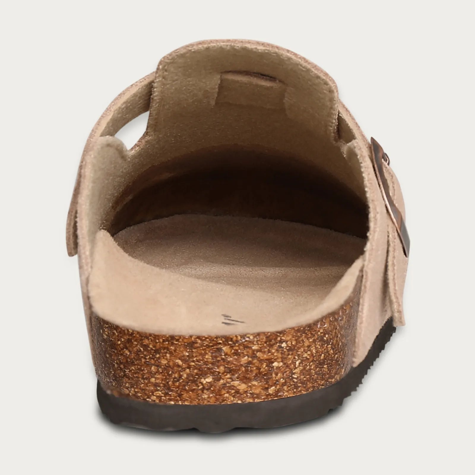 Premium Suede Comfort Clogs – Soft Slip-On Mule with Adjustable Buckle