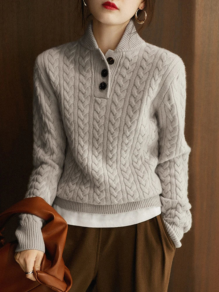 Cashmere Cable Knit Sweater