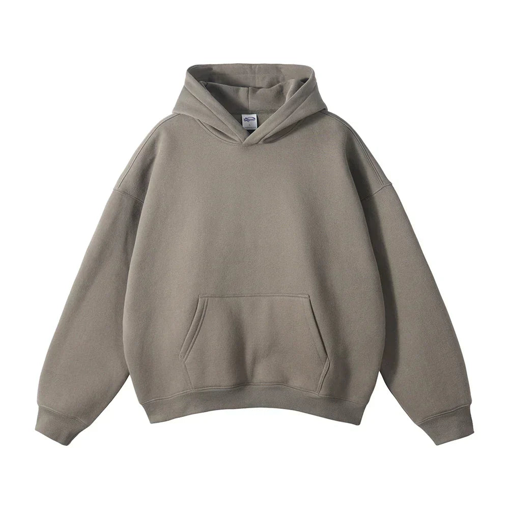 Essential Oversized Hoodie – Soft Cotton Comfort in Sky Blue