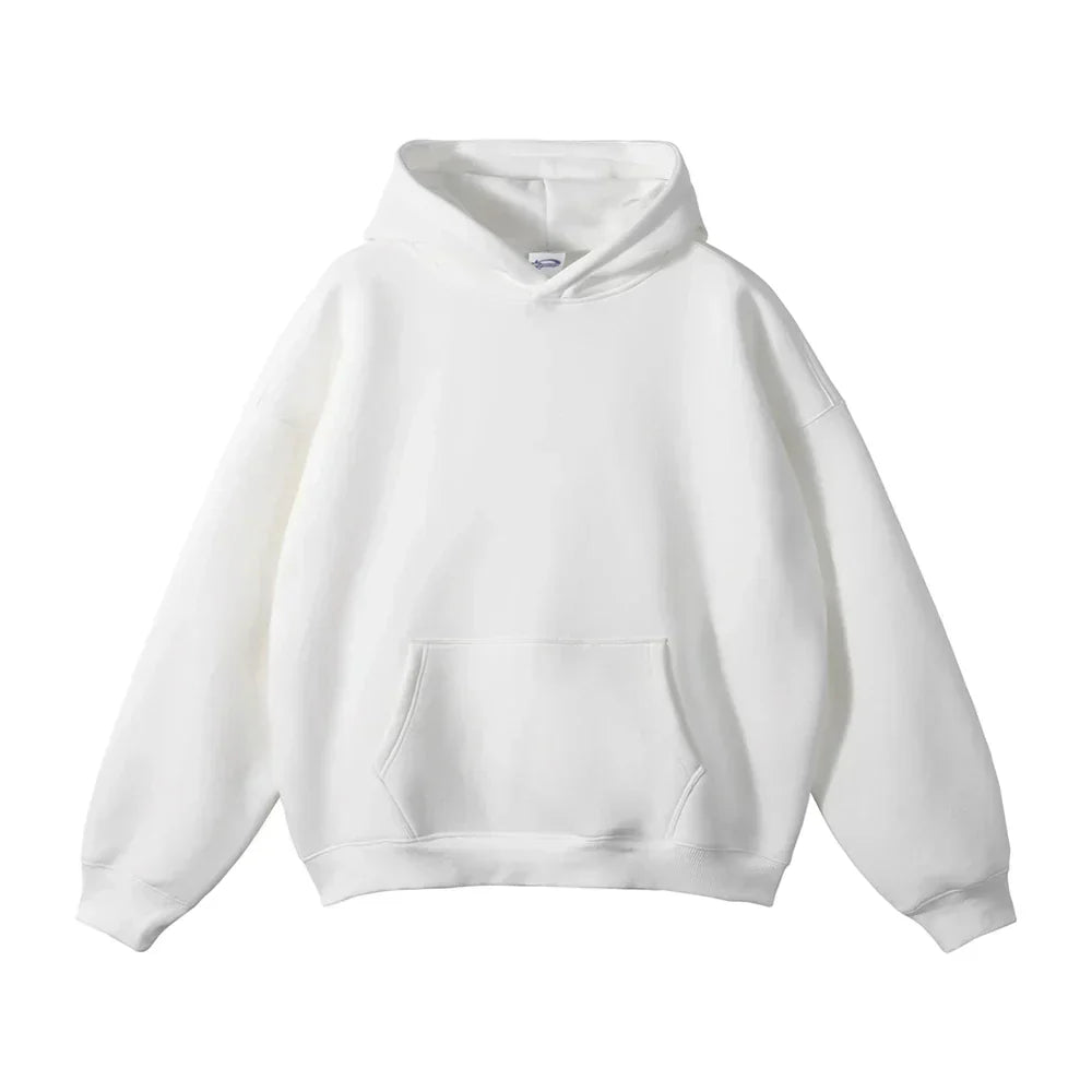 Essential Oversized Hoodie – Soft Cotton Comfort in Sky Blue