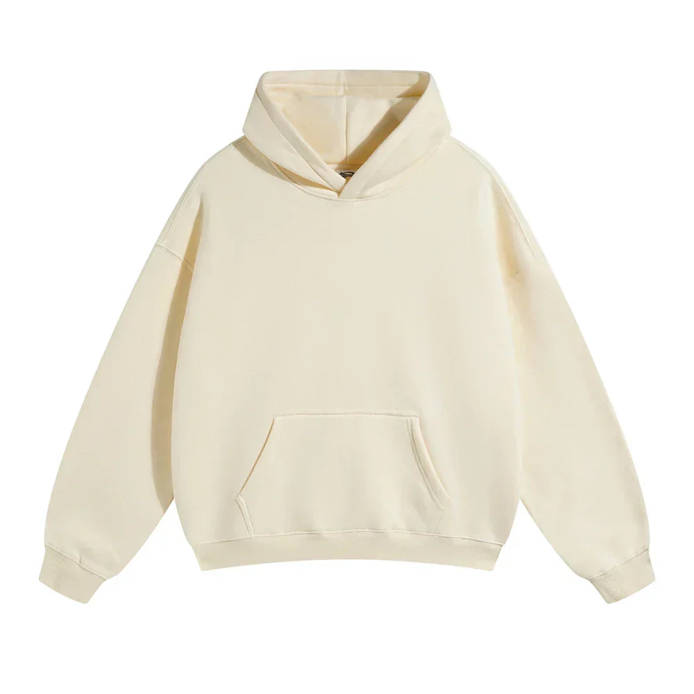 Essential Oversized Hoodie – Soft Cotton Comfort in Sky Blue