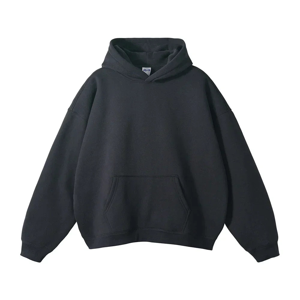 Essential Oversized Hoodie – Soft Cotton Comfort in Sky Blue