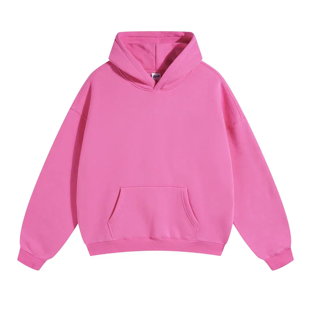 Essential Oversized Hoodie – Soft Cotton Comfort in Sky Blue