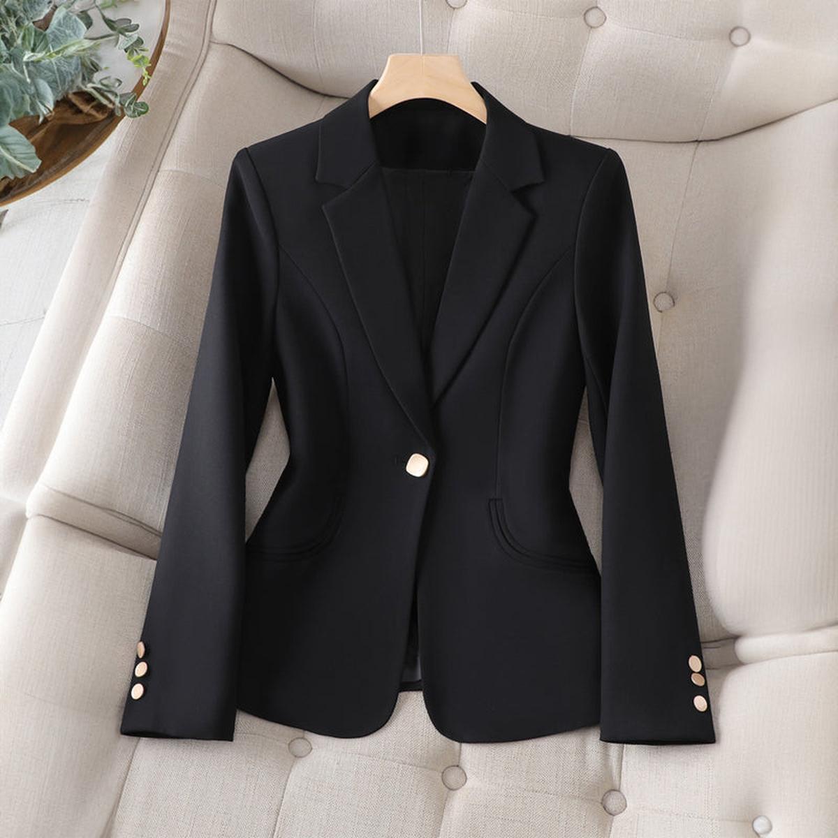 Women's Lapel Collar Slim Fit Blazer