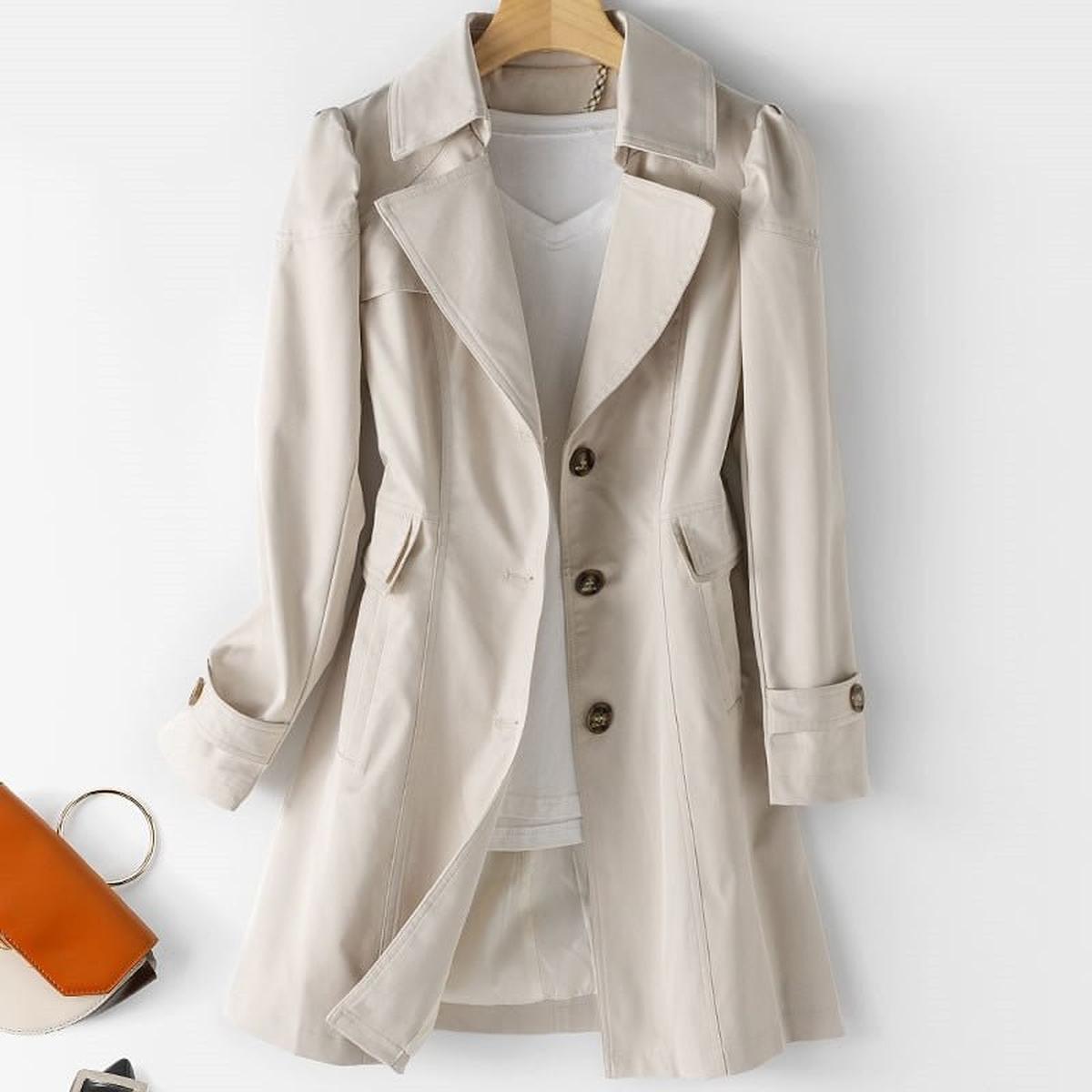 Women's Versatile Trench Coat With Timeless Style