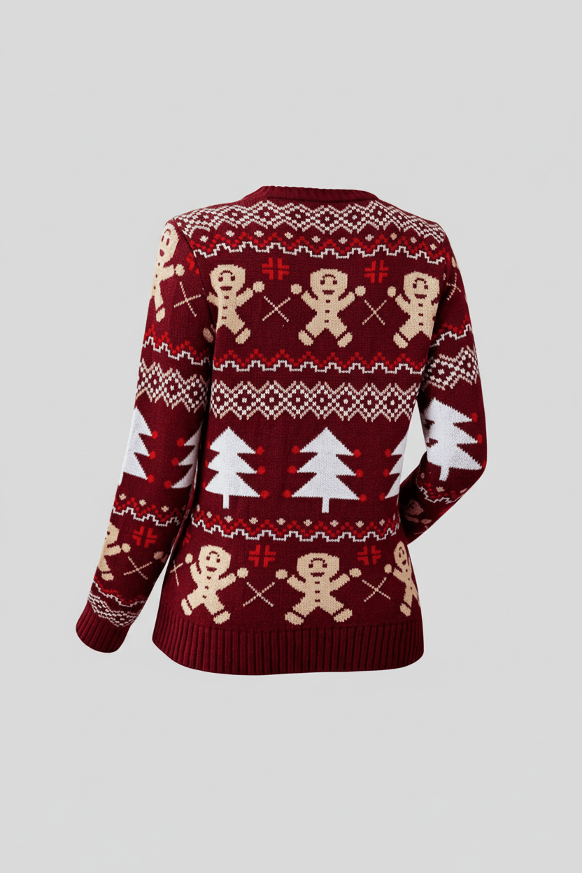 Festive Gingerbread Christmas Jumper – Cozy, Fun & Holiday Ready
