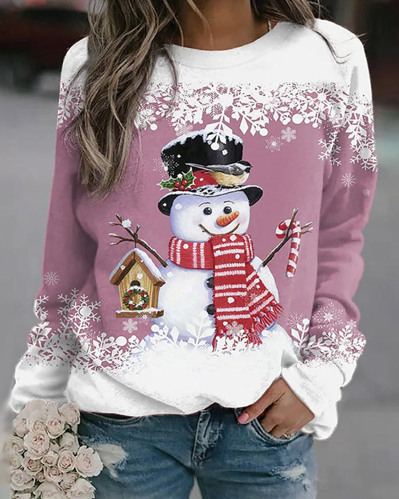 Snowman Winter Sweatshirt – Cosy, Festive & Cheerful Design