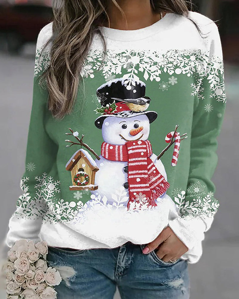 Snowman Winter Sweatshirt – Cosy, Festive & Cheerful Design