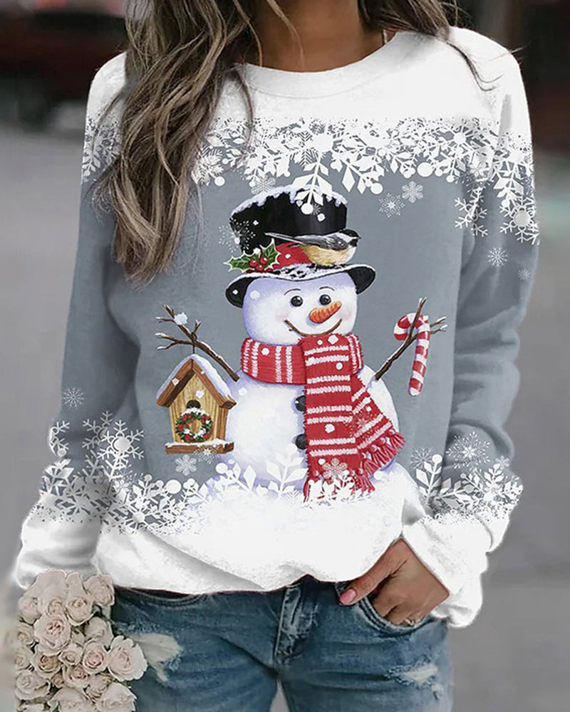 Snowman Winter Sweatshirt – Cosy, Festive & Cheerful Design