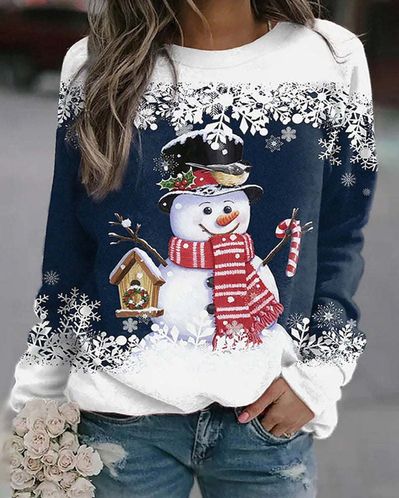 Snowman Winter Sweatshirt – Cosy, Festive & Cheerful Design