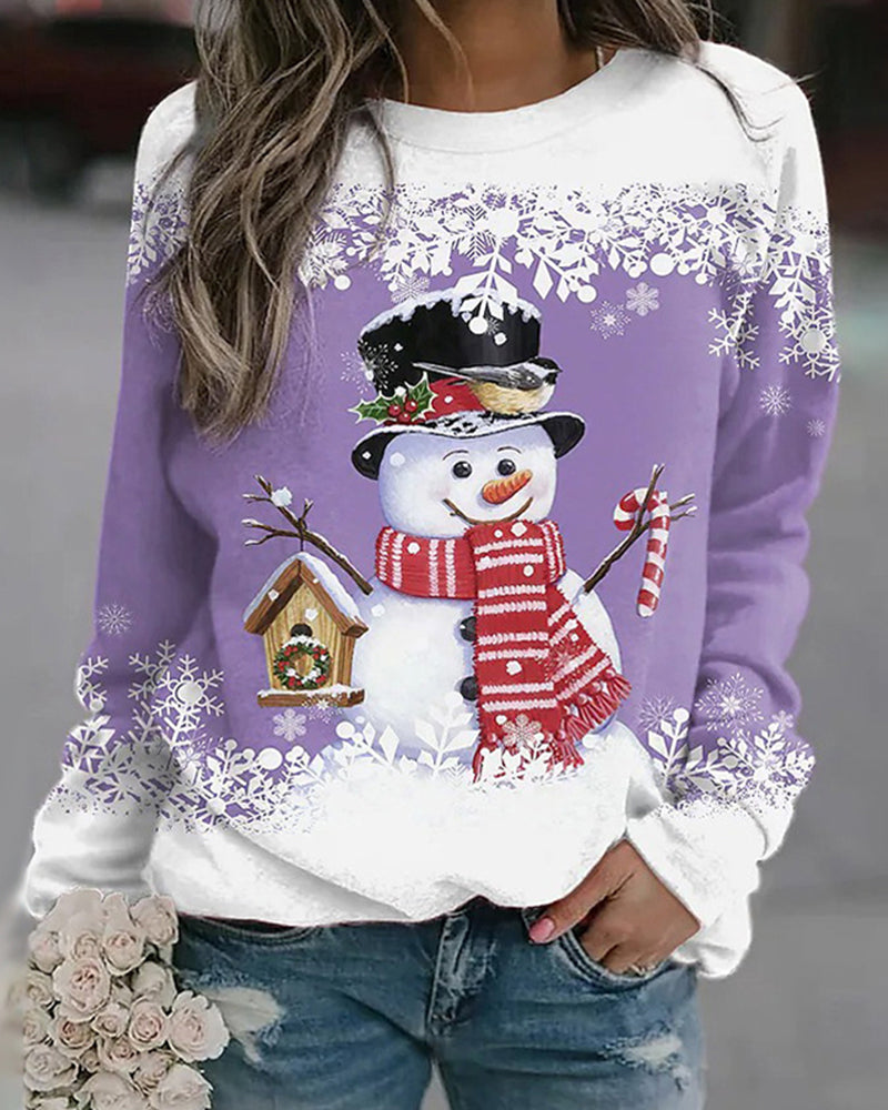 Snowman Winter Sweatshirt – Cosy, Festive & Cheerful Design