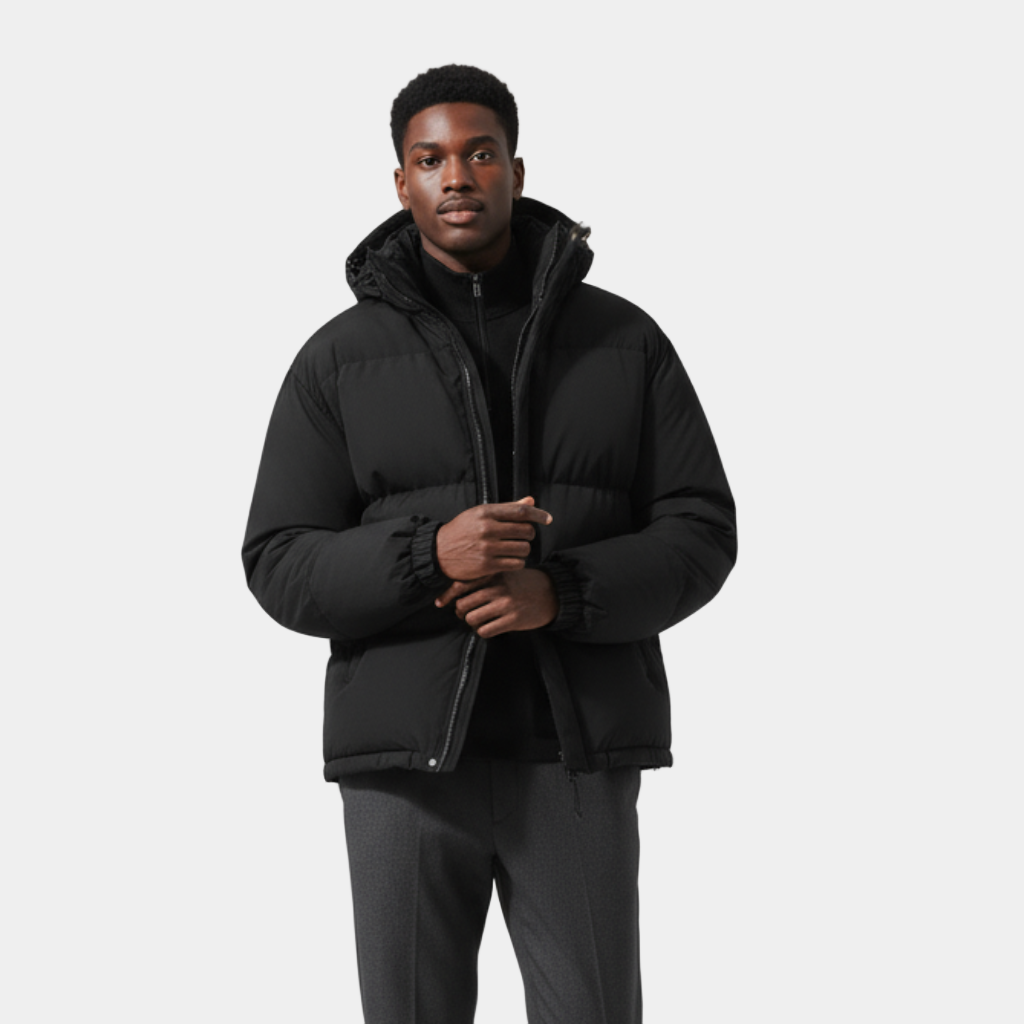 Men’s Essential Puffer Jacket – Warm Lightweight