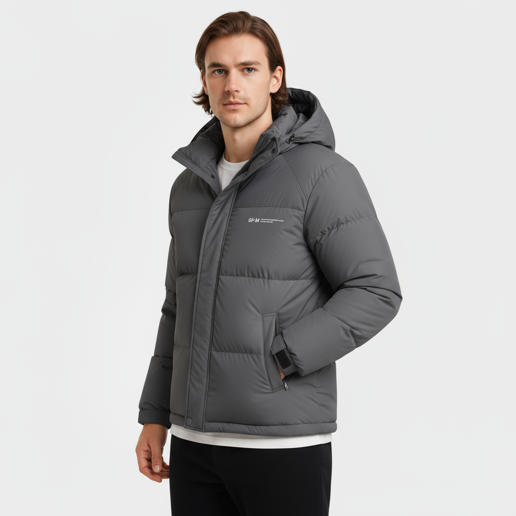 Men’s Insulated Puffer Jacket – Ultra-Warm, Windproof & Winter Essential