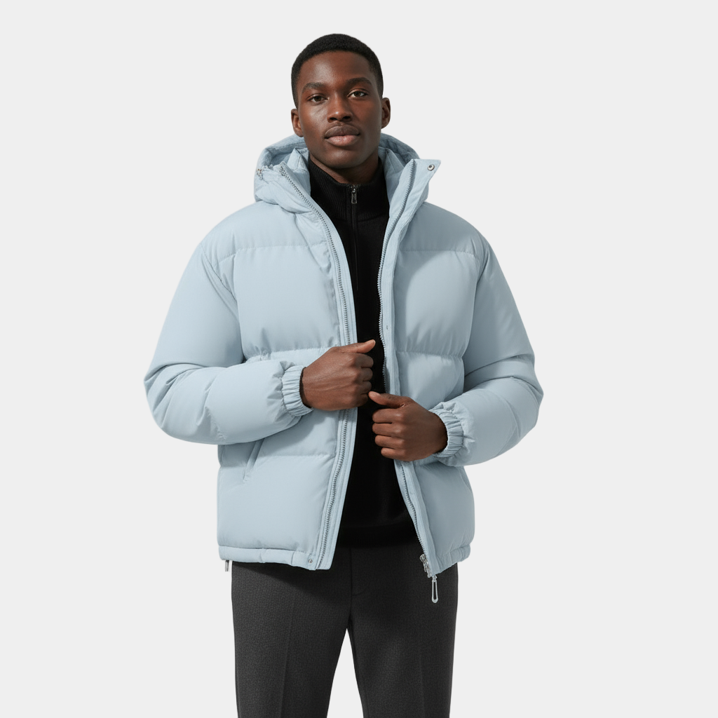 Men’s Essential Puffer Jacket – Warm Lightweight