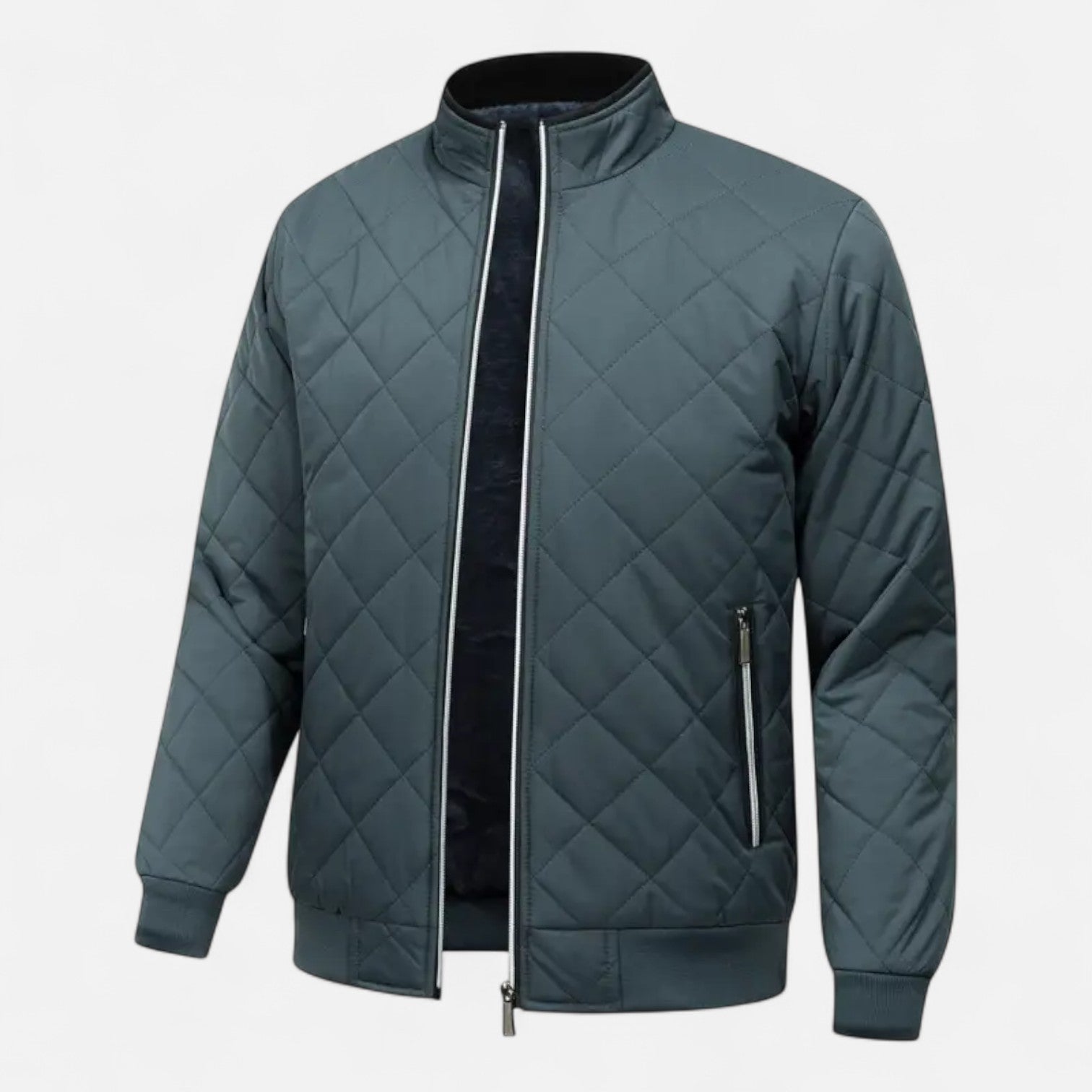 Dorevelle | Men’s Quilted Jacket – Fleece-Lined Elegance