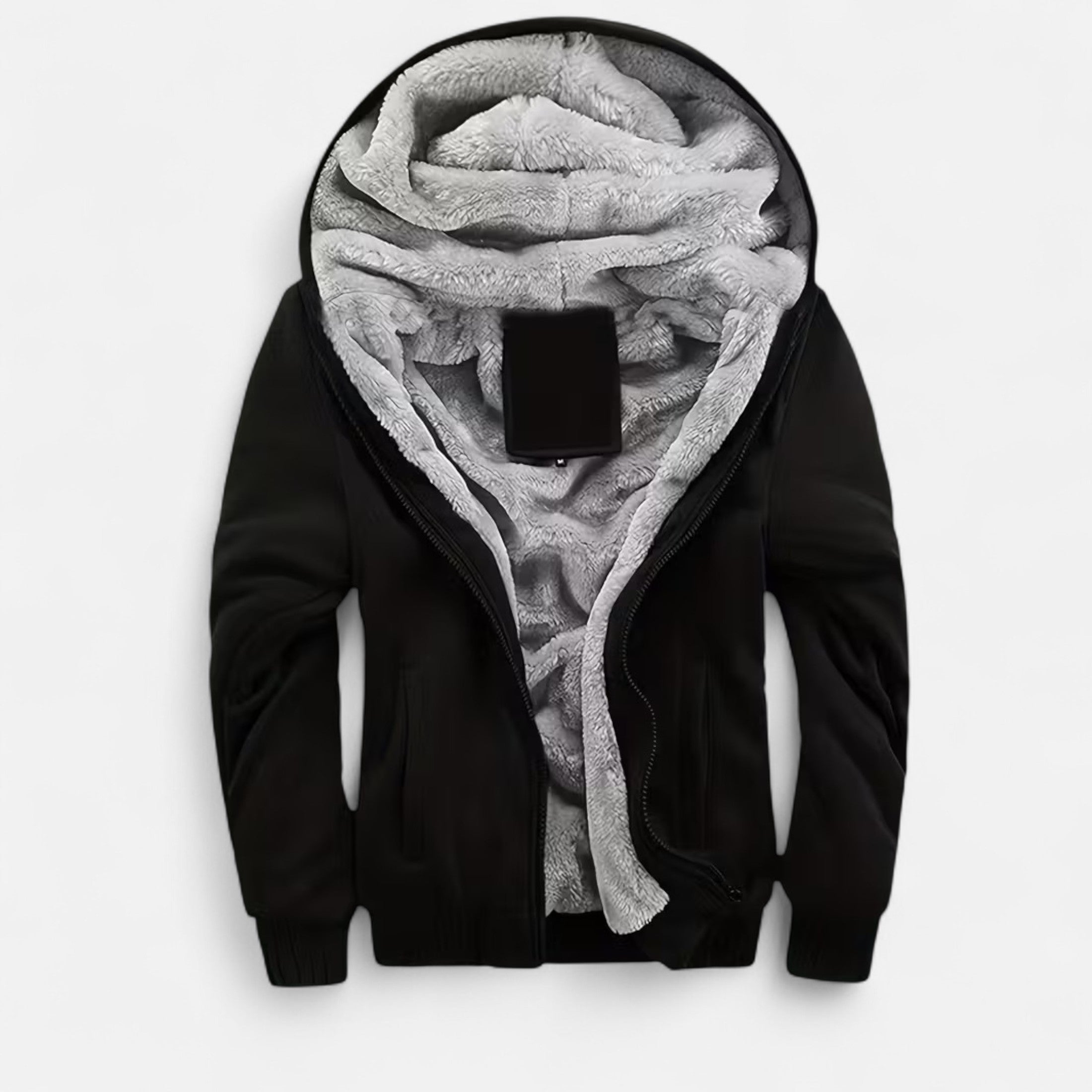 Dorevelle | Men’s Winter Jacket – Fleece-Lined Hooded Elegance