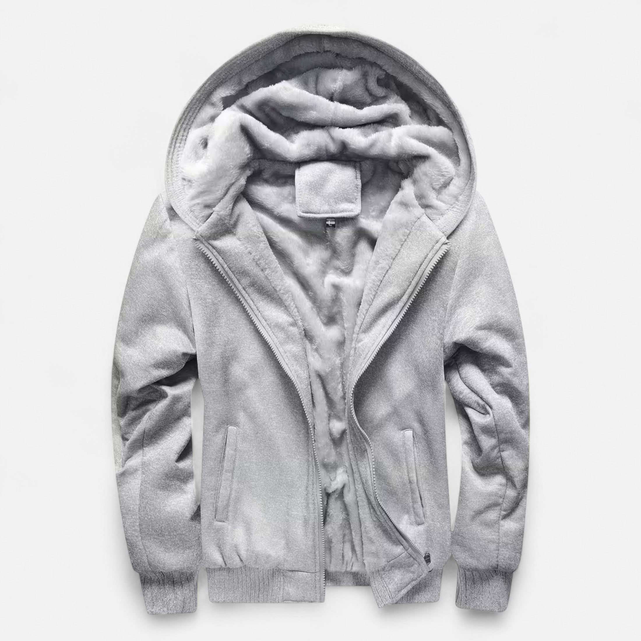 Dorevelle | Men’s Winter Jacket – Fleece-Lined Hooded Elegance